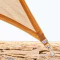 Pikkukuva 3 / 11: Suorakaiteen muotoinen varjostava purjekatos Shazail InnovaGoods 2 x 3 m - Beige