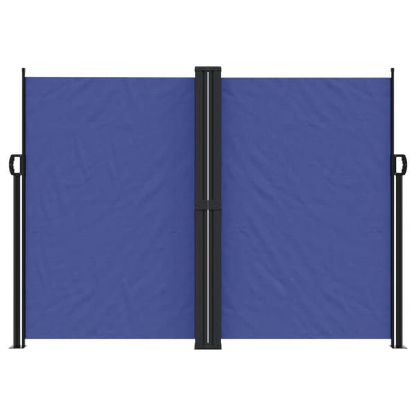 vidaXL Uttrekkbar sidemarkise 180x1200 cm blå