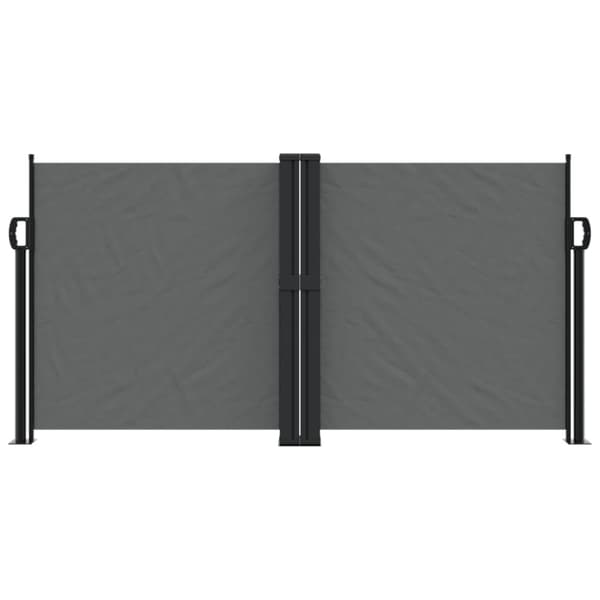 vidaXL sidemarkise 120x1200 cm sammenrullelig antracitgrå