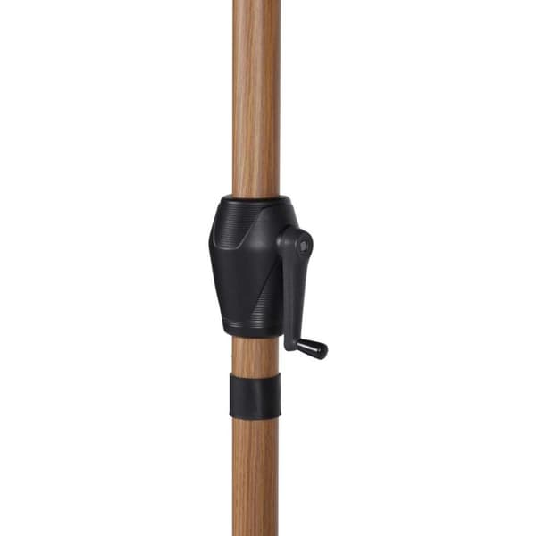 Felix parasol Ø300cm sort,teak.