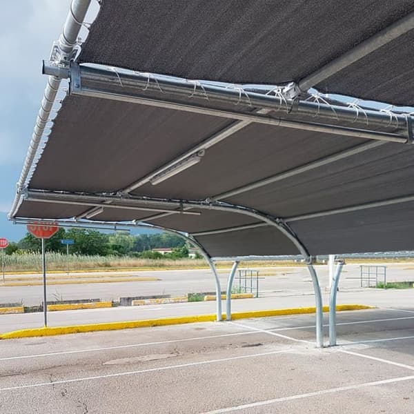 HDPE skuggnät 1,8x10m - XMTECH - Vindskydd - Antracit