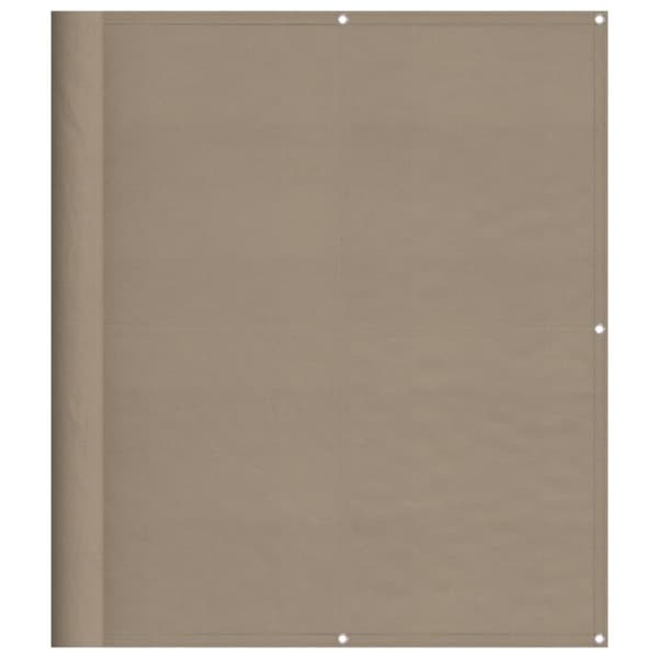 altanafskærmning 120x800 cm 100 % polyester gråbrun
