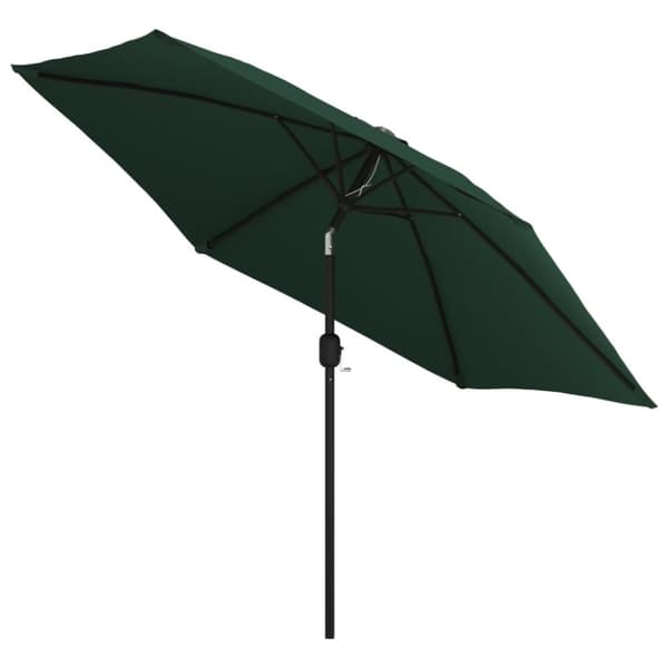 Parasoll Grönt Stål 3 meter