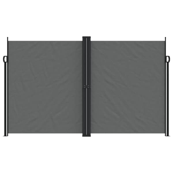 sammenrullelig sidemarkise 200x1200 cm antracitgrå