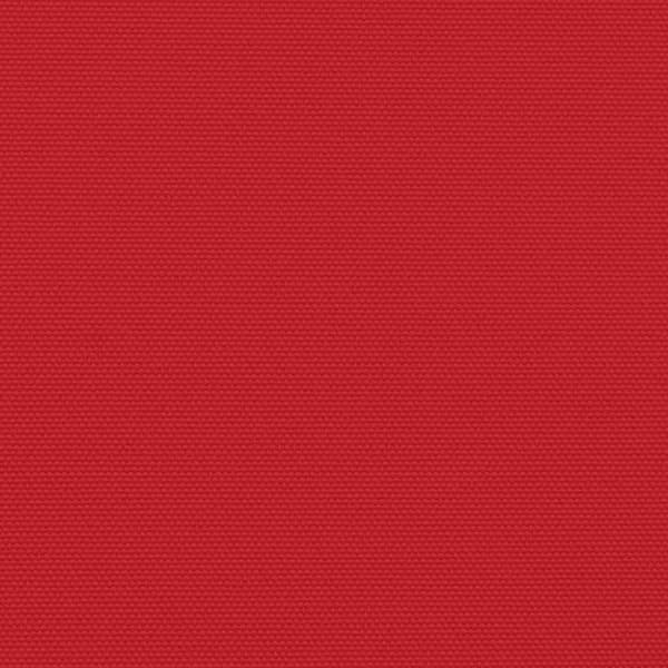 Infällbar sidomarkis röd 140x600 cm