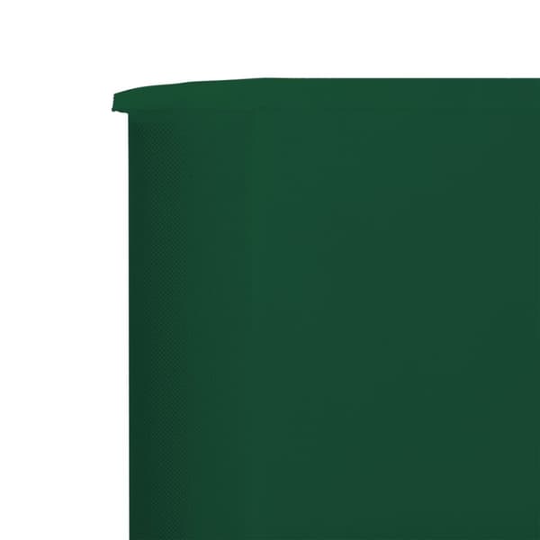 Vindskydd 3 paneler tyg 400x160 cm grön