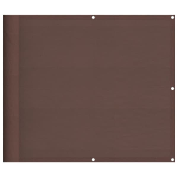 Parvekesuoja ruskea 90x700 cm 100% polyesteri Oxford kangas