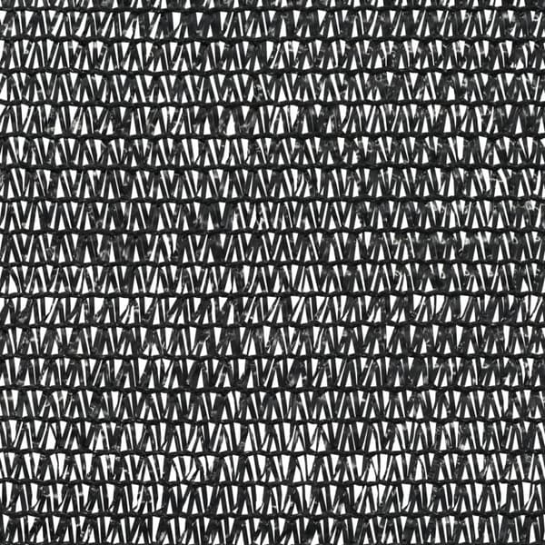 afskærmning 1,2x25 m HDPE 75 g/m² sort