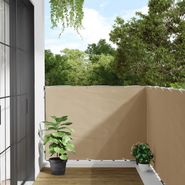 altanafskærmning 120x600 cm oxfordstof beige