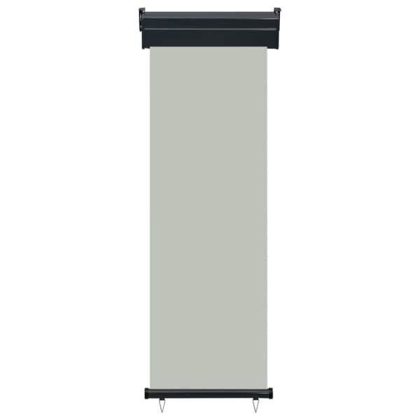 Parvekkeen sivumarkiisi 65x250 cm harmaa