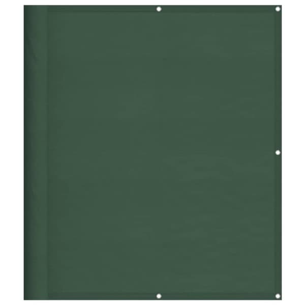 Parvekesuoja tummanvihreä 120x800 cm 100% Oxford polyesteri