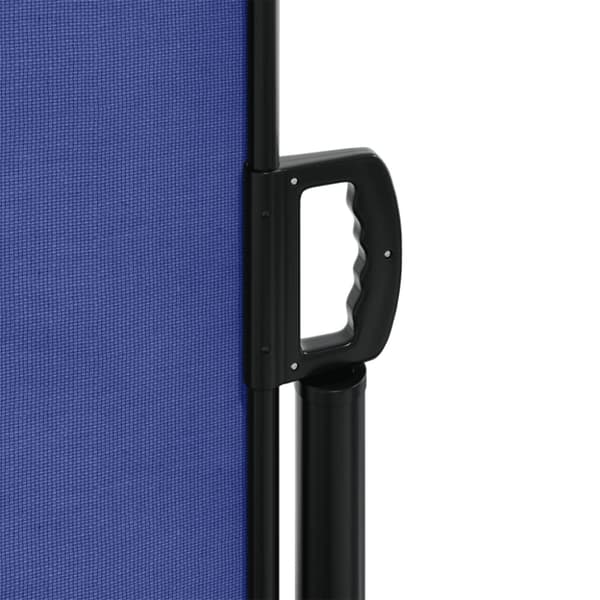 vidaXL sammenrullelig sidemarkise 180x1000 cm blå