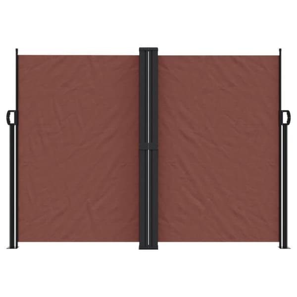 vidaXL Uttrekkbar sidemarkise 180x1000 cm brun