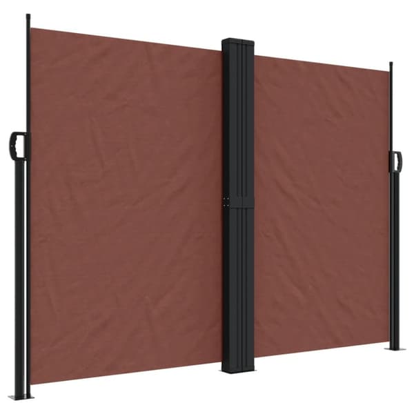 vidaXL Uttrekkbar sidemarkise 180x1000 cm brun