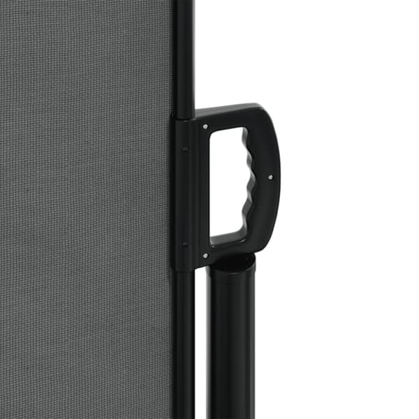 vidaXL sammenrullelig sidemarkise 180x1000 cm antracitgrå