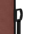 Miniatyrbilde 7 av 10: vidaXL Uttrekkbar sidemarkise brun 160x1000 cm