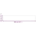 Miniatyrbilde 5 av 6: vidaXL Balkongskjerm sand 120x800 cm 100% polyester oxford