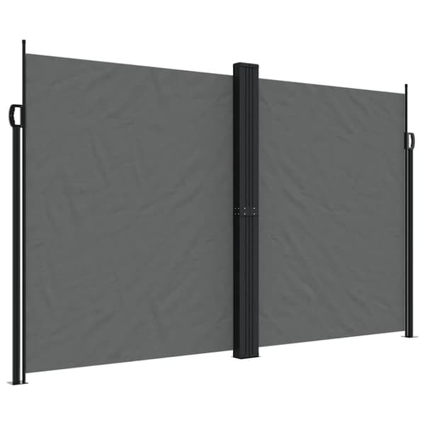 vidaXL Uttrekkbar sidemarkise 200x1000 cm antrasitt