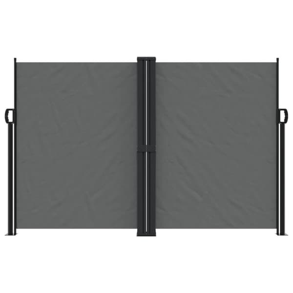 vidaXL Uttrekkbar sidemarkise antrasitt 160x1000 cm