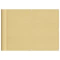 Miniatyrbilde 2 av 6: vidaXL Balkongskjerm sand 75x700 cm 100% polyester oxford