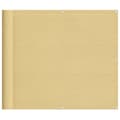 Miniatyrbilde 1 av 6: vidaXL Balkongskjerm sand 90x300 cm 100% polyester oxford