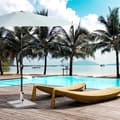Miniatyrbillede 8 af 8: Rootz Mobile Parasol Stand - Paraply Stand - Paraply Base 25kg - Sunshade Marble Stand - Marmor + Rustfrit Stål - Hamp Grå - 40x40x36 cm