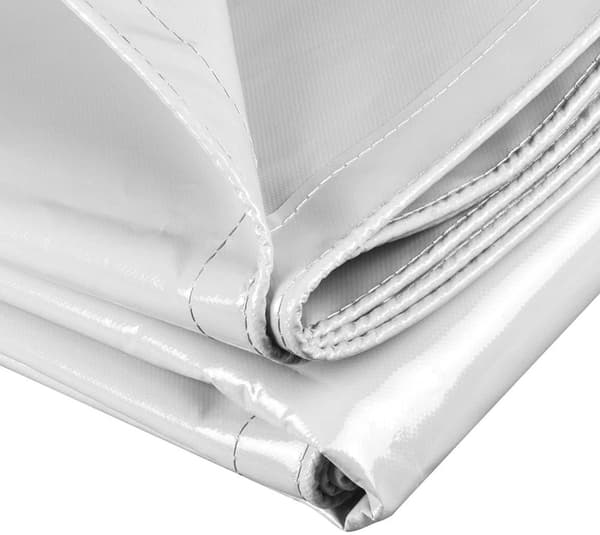Rootz Ultimate -suojapeite - Säänkestävä kansi - Monikäyttöinen suojapeite - Kestävä PVC - UV-kestävä - Helppo kiinnittää - 3x6 m
