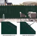 Miniatyrbillede 5 af 8: Rootz HDPE Privacy Fence Screen - Solbeskyttelse - Udendørs barriere - UV-bestandig - Rivebestandig - Vejrbestandig - Størrelser, der kan tilpasses