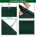 Miniatyrbillede 6 af 8: Rootz HDPE Privacy Fence Screen - Solbeskyttelse - Udendørs barriere - UV-bestandig - Rivebestandig - Vejrbestandig - Størrelser, der kan tilpasses