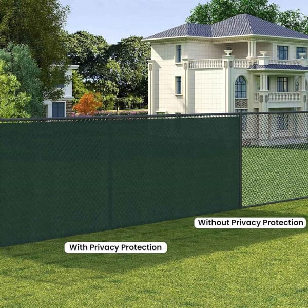 Rootz HDPE Privacy Fence Screen - Aurinkosuoja - UV-suoja - Repeämisenkestävä, Säänkestävä, Helppo asennus - 1m x 6m - 2m x 25m