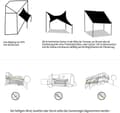 Miniatyrbillede 8 af 8: Rootz Premium HDPE solsejlsmarkise - UV-beskyttelsesmarkise - Rivefast baldakin - Overlegen UV-blok, holdbar, nem installation - 5x5m