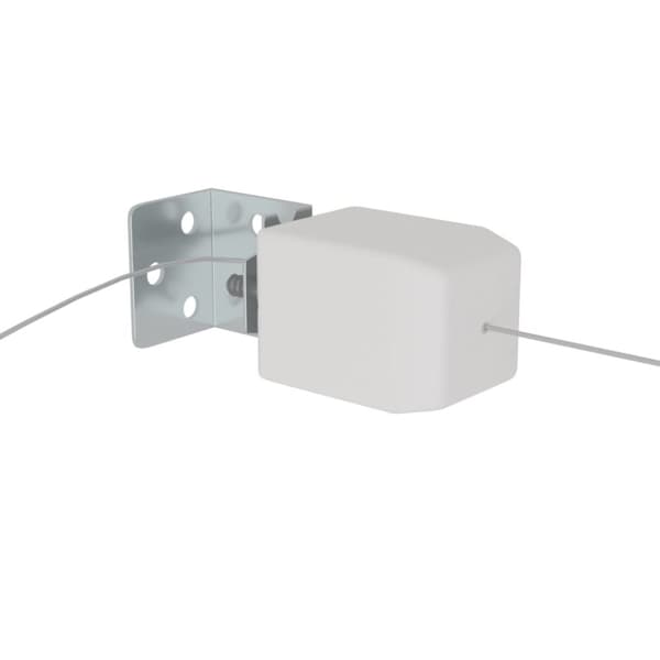 vidaXL Markis vertikal vit 140x420 cm oxfordtyg -  Parasoll & solskydd