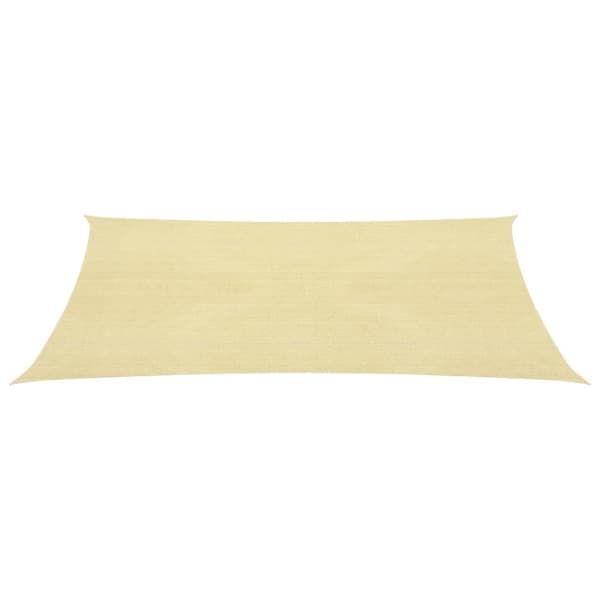 vidaXL Aurinkopurje 160 g/m² beige 5x6 m HDPE -  Päivän- & aurinkovarjot