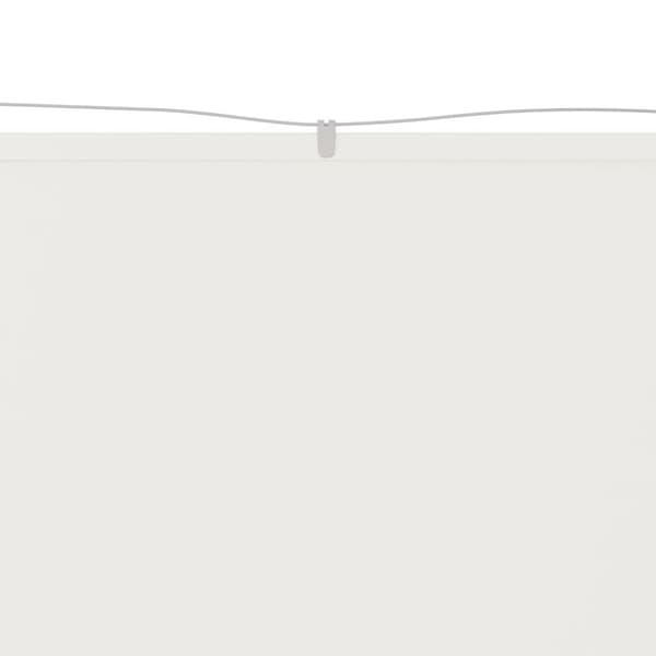 vidaXL Markis vertikal vit 140x270 cm oxfordtyg - Parasoll & solskydd