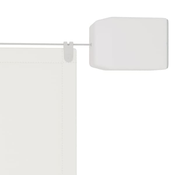 vidaXL Markis vertikal vit 140x270 cm oxfordtyg - Parasoll & solskydd