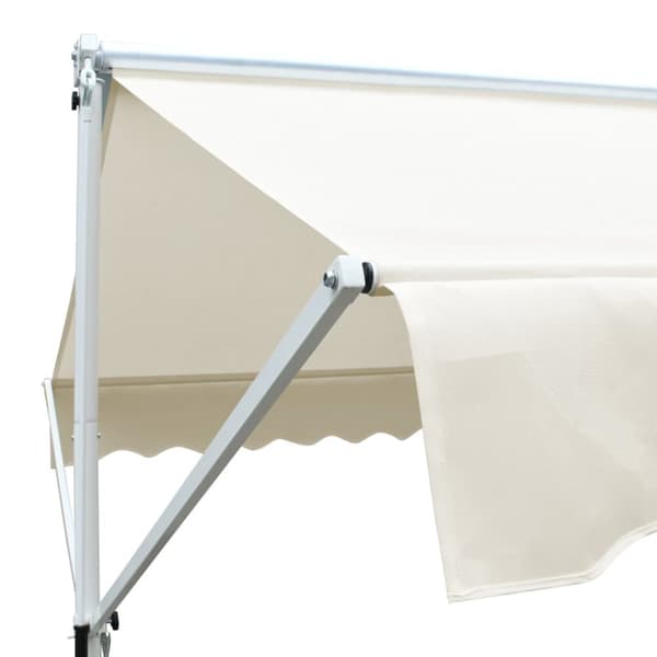 vidaXL Fristående markis 3x3 m gräddvit - Parasoll & solskydd
