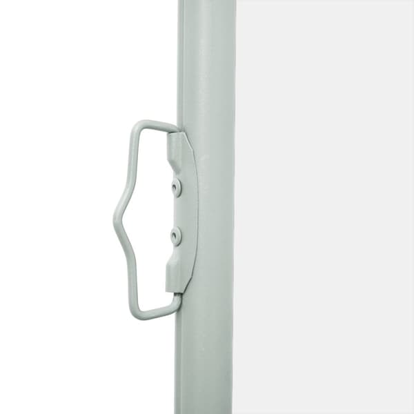 vidaXL Infällbar sidomarkis 600x160 cm gräddvit - Parasoll & solskydd