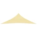 Pikkukuva 3 / 7: vidaXL Aurinkopurje 160 g/m² beige 3,5x3,5x4,9 m HDPE -  Päivän- & aurinkovarjot