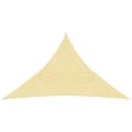 Pikkukuva 1 / 7: vidaXL Aurinkopurje 160 g/m² beige 3,5x3,5x4,9 m HDPE -  Päivän- & aurinkovarjot