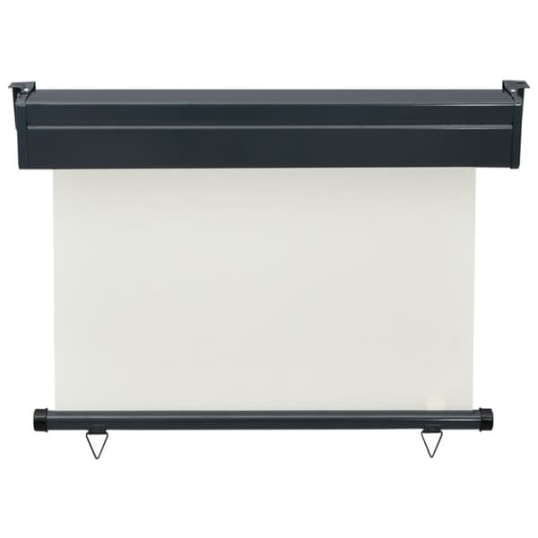 vidaXL sidemarkise til altan 105x250 cm cremefarvet -  Parasoller og solskærme