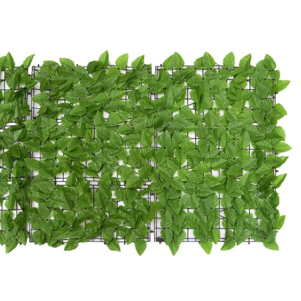 vidaXL Parvekkeen suoja vihreillä lehdillä 600x75 cm -  Päivän- & aurinkovarjot
