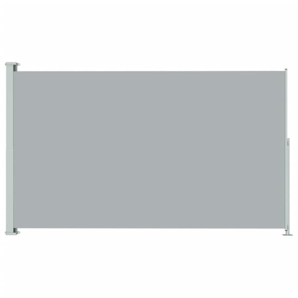 vidaXL Sisäänvedettävä terassin sivumarkiisi 200x300 cm harmaa -  Päivän- & aurinkovarjot