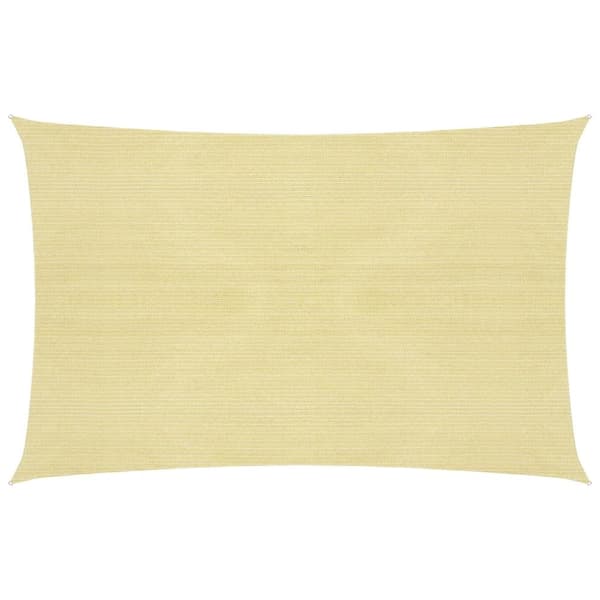vidaXL Aurinkopurje 160 g/m² beige 2,5x4 m HDPE -  Päivän- & aurinkovarjot