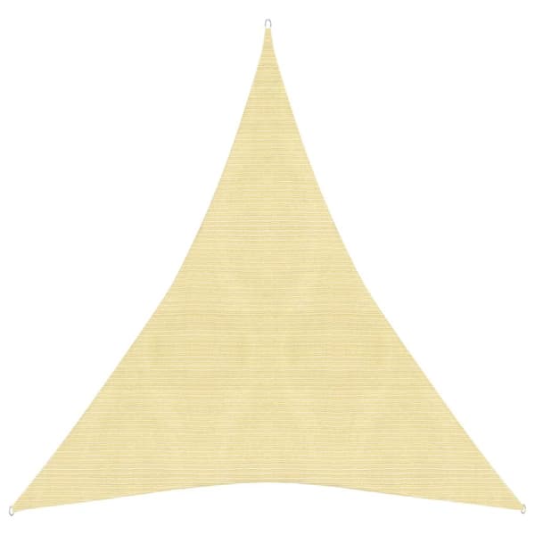 vidaXL Aurinkopurje 160 g/m² beige 4x5x5 m HDPE -  Päivän- & aurinkovarjot
