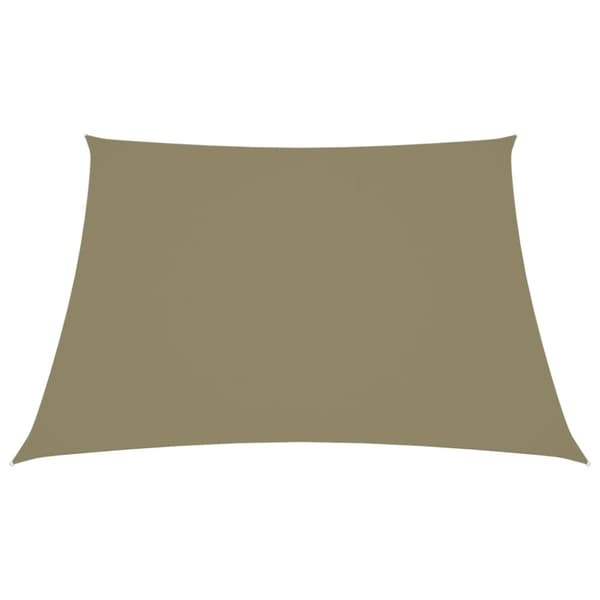 vidaXL Aurinkopurje Oxford-kangas neliönmuotoinen 4x4 m beige - Päivän- & aurinkovarjot