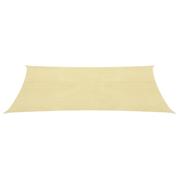 vidaXL Aurinkopurje 160 g/m² beige 3x6 m HDPE -  Päivän- & aurinkovarjot