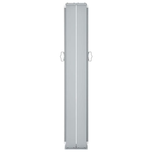 vidaXL sammenrullelig sidemarkise 120 x 600 cm red -  Parasoller og solskærme