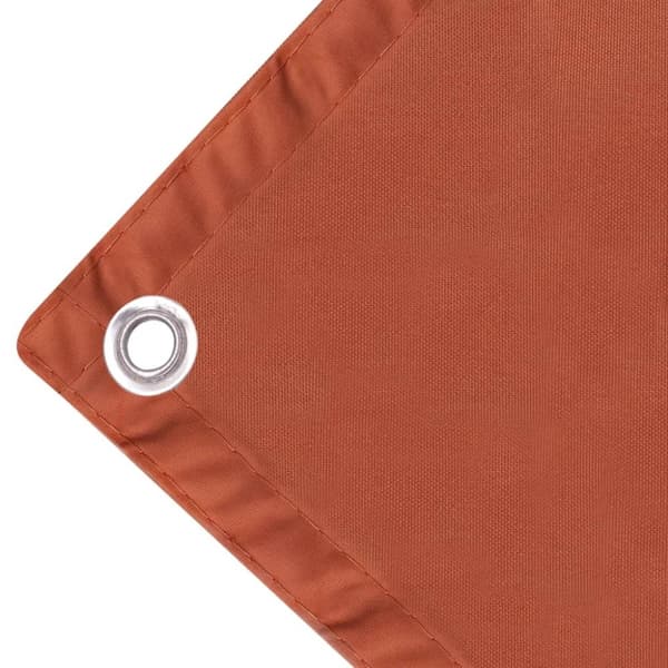 vidaXL Parvekkeen suoja Oxford-kangas 75x600 cm Terrakotta - Päivän- & aurinkovarjot