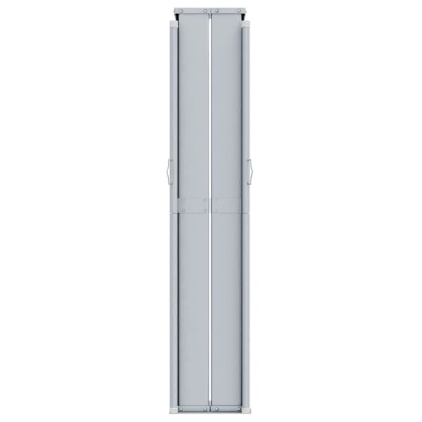 vidaXL Infällbar sidomarkis gräddvit 200x1000 cm - Parasoll & solskydd