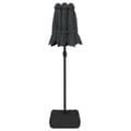 Miniatyrbild 8 av 11: vidaXL Parasoll dubbelt med LED antracit 316x240 cm -  Parasoll & solskydd